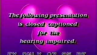 Closed Captioning  1986  Disney Channel [upl. by Jada]