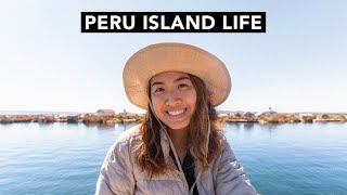 48 Hours on Perus Lake Titicaca Our Homestay Experience 🇵🇪 [upl. by Templer]