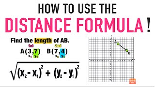 Using Distance Formula to Find Distance Between Two Points [upl. by Tyson]