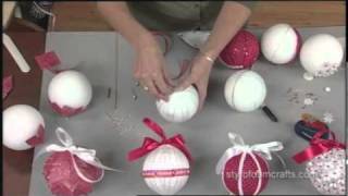 How to Make Five Ornaments in Five Minutes [upl. by Zantos]