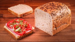 How to make Deli Rye Bread  Perfect Jewish Style Sandwich Loaf Recipe [upl. by Maggy]