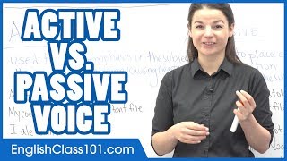 Active Voice and Passive Voice  Learn English Grammar [upl. by Torry]