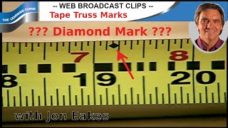 Diamond Truss Marks on Tape Measures [upl. by Birgitta]