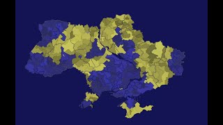 Ukraine  Territorialio Timelapse [upl. by Luehrmann]