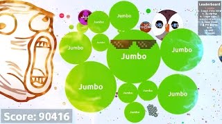 Agario 90K Score  SOLO AGARIO GAMEPLAY [upl. by Vitia726]