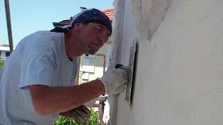 Come RASARE un muro ESTERNOHow to REPAIR an Exterior WallTips for Beginners [upl. by Marcoux287]