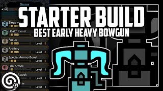 STARTER BUILD  Heavy Bowgun  MHW Iceborne [upl. by Ilrac]