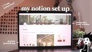 how i stay productive and organized notion tour  free templates [upl. by Akinad]