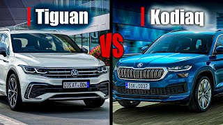 2021 Skoda Kodiaq vs Volskwagen Tiguan ► Crash Test EURO NCAP [upl. by Yerot]