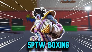 YBA BEST SPTW BOXING BUILD [upl. by Kennith]