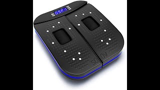 Bluefin Fitness SUUV Remote Controlled MultiSpeed Vibration Foot Massager for use at home [upl. by Borchert]