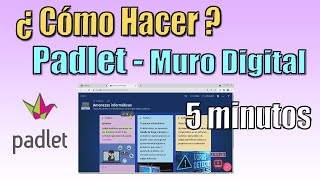 como hacer un padlet [upl. by Ahcsatan777]