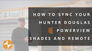 How to Program Your Hunter Douglas Powerview Shades to Your Remote [upl. by Arannahs]