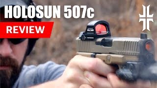 Review of Holosun 507c Pistol Red Dot Sight [upl. by Einnoj]