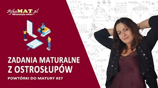 Zadania maturalne z ostrosłupów [upl. by Julius]