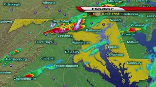 Doppler Radar Tracking Storms Through Maryland [upl. by Maharg]