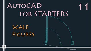 AutoCAD 2D  How to Scale a drawing  PART 1Resize objects [upl. by Yleoj727]