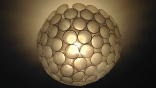 DIY lampadario con 80cent [upl. by Rodolfo549]