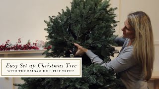 Easy Setup Christmas Tree with the Balsam Hill Flip Tree™ [upl. by Decato]