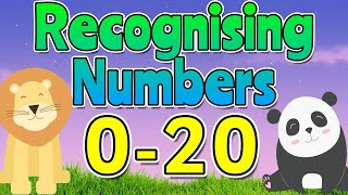 Recognising RANDOM Numbers 020 😊 Learn to Read amp Write Numbers 0 to 20  Miss Ellis 💜 [upl. by Damali39]