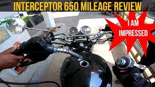 Interceptor 650 Mileage Review [upl. by Armallas]