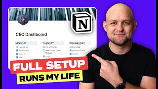 How I Run 4 Businesses with Notion  FULL WALKTHROUGH [upl. by Lasser]