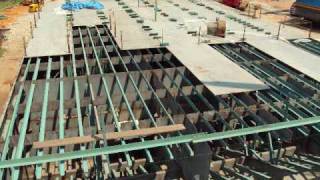 220Ft Deck Barge Construction Project Part 1 [upl. by Atnahsal]