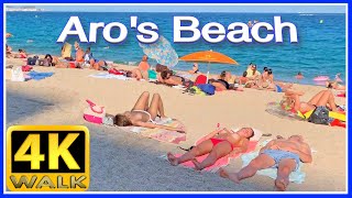 【4K】WALK COSTA BRAVA Beach 4k video GIRONA SPAIN travel vlog [upl. by Nirrok]