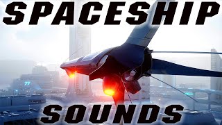 Spaceship Sound Effects  Futuristic Spaceship PassBy SciFi Sound Effects [upl. by Enirrok]