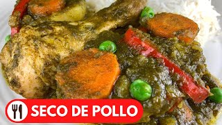 🇵🇪 SECO DE POLLO  RECETA FACIL Y RAPIDA [upl. by Ree797]