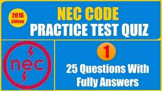 NEC Code Practice Test Quiz [upl. by Adolphus]