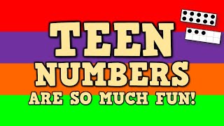 TEEN NUMBERS ARE SO MUCH FUN Identifying teen numbers amp quantities [upl. by Natal]