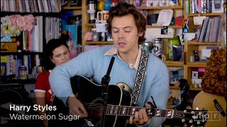 Harry Styles  Watermelon Sugar Acoustic Live NPR Music [upl. by Ardra]