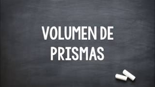 VOLUMEN DE PRISMAS [upl. by Hola]