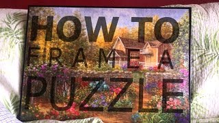 How To Frame A Puzzle [upl. by Thagard889]