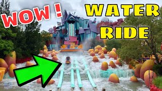 4K Dudley DoRights Ripsaw Falls POV Water Log Ride Islands of Adventure Universal Orlando [upl. by Alaj136]