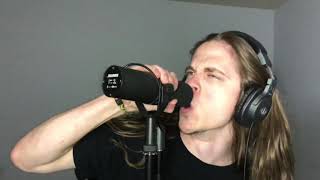 THE BATTLE OF YALDABAOTH  INFANT ANNIHILATOR short vocal cover by Wes Horton [upl. by Whit]