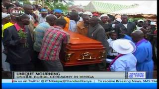 Unique burial ceremony in Luanda village in Vihiga County [upl. by Cullin]