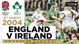 Ireland Stun World Champions England In Thriller  Classic Highlights  2004  Guinness Six Nations [upl. by Anivid]