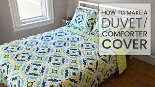 How to Make a Duvet Cover [upl. by Tomlin143]