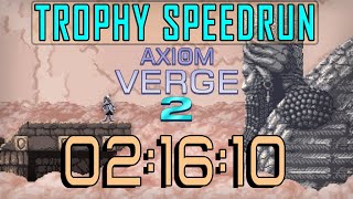 Axiom Verge 2  All Trophies Speedrun in 021610  Full Trophy amp Achievement Guide [upl. by Navek]