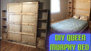 How to Build A Queen Size Murphy Bed [upl. by Htebaile]