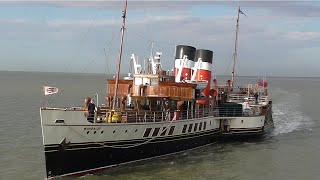 Paddle Steamer Waverley on the River Thames [upl. by Jansen]