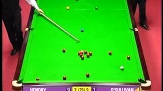 2004 World Snooker Championship SF Ronnie OSullivan vs Stephen Hendry Session 2 BBC [upl. by Enialahs]