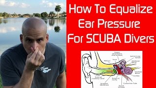 How to Equalize Ear Pressure using the Valsalva Maneuver while SCUBA diving [upl. by Murtagh570]