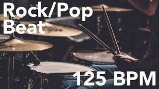 🤘 🥁 RockPop Basic Beat 125 BPM [upl. by Hak]