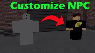 ROBLOX Studio  How to customize an NPC [upl. by Fredel427]