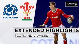 Scotland v Wales  EXTENDED Highlights  1 Point Win In EndToEnd Match  2021 Guinness Six Nations [upl. by Ahsirak]