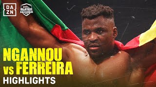 FIGHT HIGHLIGHTS  FRANCIS NGANNOU VS RENAN FERREIRA [upl. by Jonathon708]