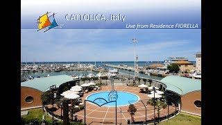 Cattolica Italy  Live Webcam from Residence FIORELLA [upl. by Bayly]